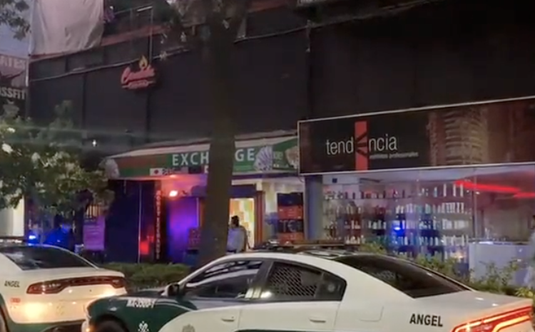 Balacera en Zona Rosa deja dos heridos