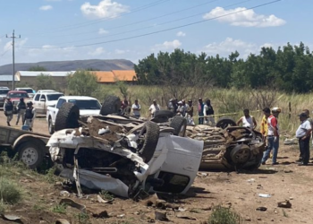 Choque provoca muerte de cuatro jornaleros y un niño de la familia LeBarón