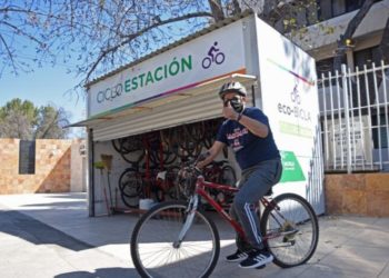 Promueve Ayuntamiento de Saltillo uso de cicloestaciones