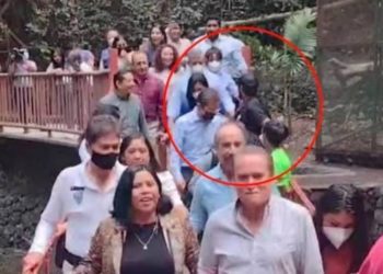 Hombre que brincaba sobre puente colgante se deslinda del accidente