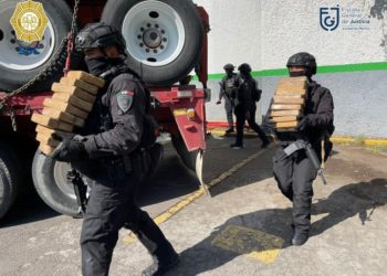 Logran SSC y fiscalías de CDMX y Edomex histórico decomiso de tonelada y media de cocaína en la Gustavo A. Madero