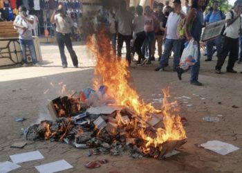 Gresca y disturbios en elecciones de Morena en Chiapas