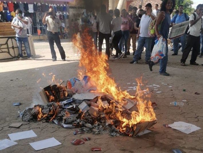 Gresca y disturbios en elecciones de Morena en Chiapas