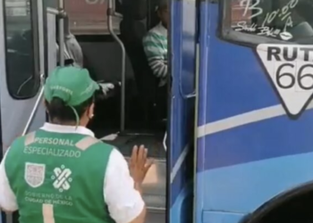 Invea supervisa Ruta 66, tras denuncia ciudadana a Claudia Sheinbaum