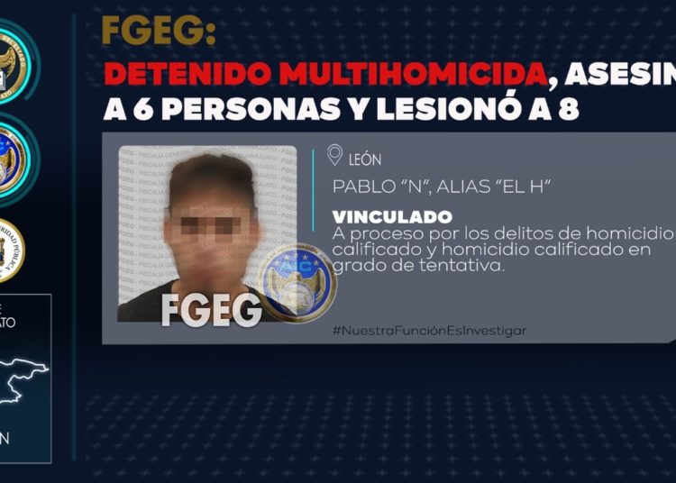 Detienen a multihomicida que disparó contra asistentes a un bautizo
