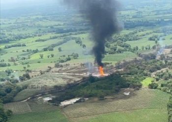 Explota fuga de gas en ducto de Tuxtilla, Veracruz