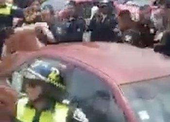 Investigan actuación de policías durante la batalla campal registrada en la GAM