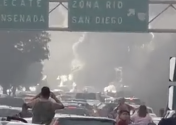 Ahora es Baja California. Bloquean y queman automóviles como en Ciudad Juárez