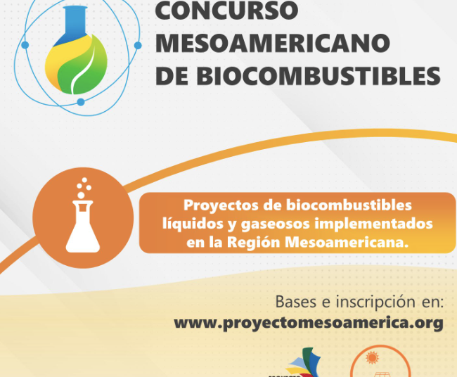 Concurso Mesoamericano de Biocombustibles cierra el 31 de agosto