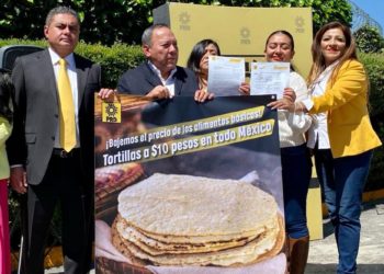Presenta PRD a Hacienda solicitud para subsidiar tortilla a 10 pesos /kilo