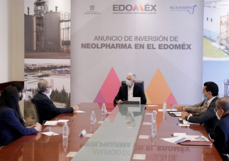 Presentan Alfredo Del Mazo y farmacéutica Neolpharma proyecto de expansión en Edoméx que contará con 123 mdd