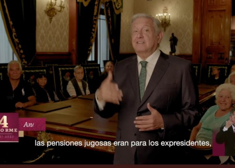 Transmite presidente López Obrador mensajes con motivo de su Informe de Gobierno