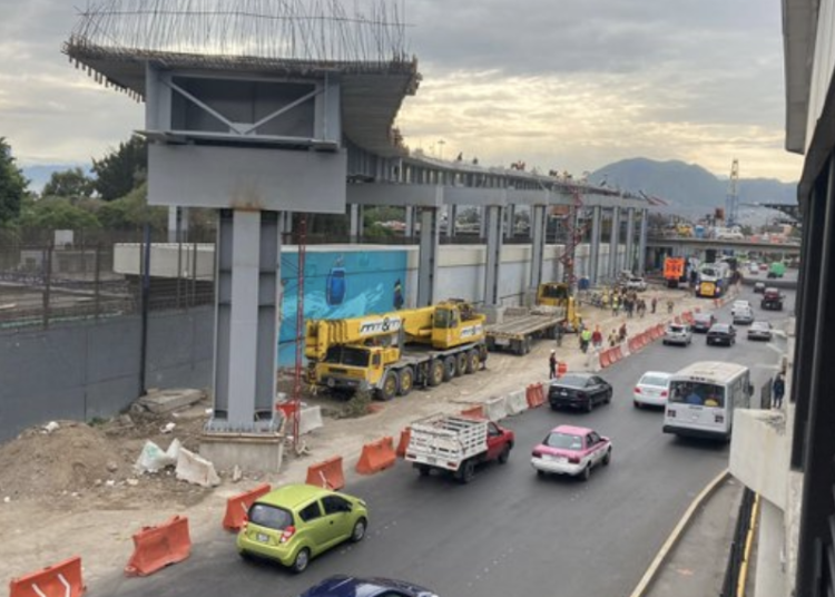 Sin terminar, el próximo domingo Sheinbaum inaugura trolebús elevado sobre Ermita