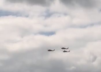 Se registra incidente en el AIFA por práctica de helicópteros que participarán en Desfile Militar