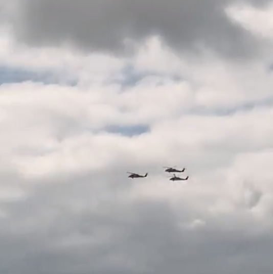 Se registra incidente en el AIFA por práctica de helicópteros que participarán en Desfile Militar