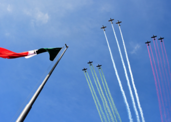 Inicia Desfile Cívico Militar por el 212 Aniversario de la Independencia de México