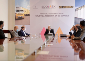 Presenta Alfredo Del Mazo inversión por más de 41 mde de Grupo La Moderna en planta de Toluca