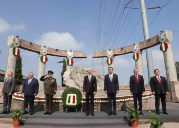 Conmemoran gesta de los Niños Héroes de Chapultepec en el Estado de México