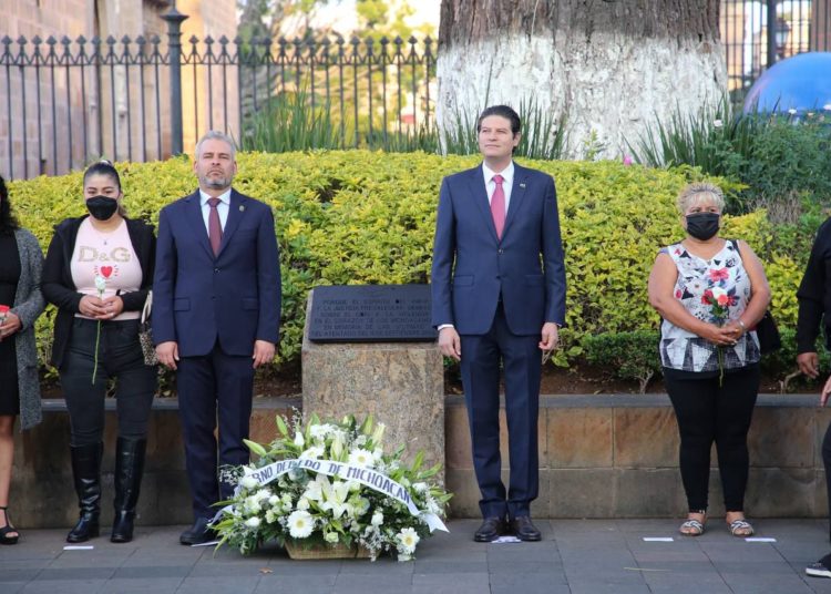 Rinden homenaje en Morelia a las víctimas del atentado de 2008