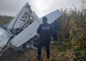 Se desploma avioneta en Otzolotepec, Estado de México