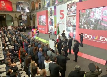 Inicia Del Mazo Maza mensaje con motivo de su 5to Informe de Gobierno