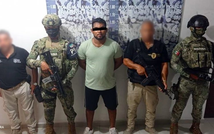 Logra FGE Quintana Roo detención de Luis “J”, probable participante en el homicidio del gerente de un club de playa en Solidaridad