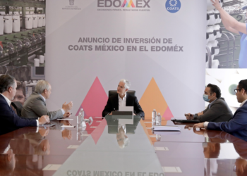 Anuncia Alfredo Del Mazo inversión de 13 millones 500 mil dólares que la empresa Coats realizará en Edoméx