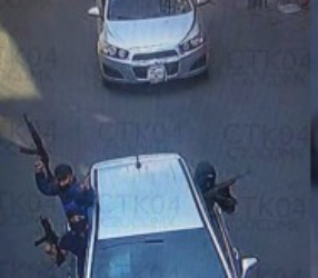 Sujetos armados se pasean por Milpa Alta