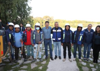 Inicia la rehabilitación del Parque Centenario Laguna de Chapulco