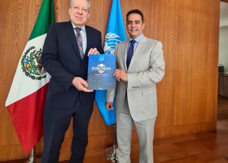 Alcalde de Durango se reúne con coordinador de la ONU