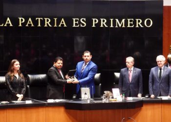 Sin López Obrador, Senado entrega la medalla de honor Belisario Domínguez 2020 al sector salud