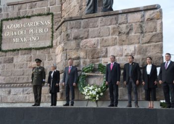Conmemoran 52 aniversario luctuoso del General Lázaro Cárdenas en Morelia