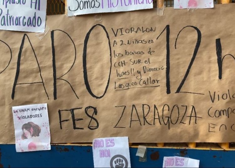 Toman la FES Zaragoza en apoyo a alumna del CCH Sur