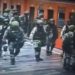 Militares armados en el Metro de la CDMX