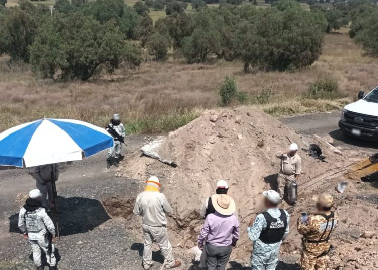 Localiza Guardia Nacional en el Edoméx 5 tomas clandestinas de hidrocarburos