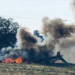 Se desploma helicóptero de seguridad estatal de Aguascalientes, mueren tres personas