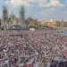 En mensaje de AMLO, simpatizantes piden reelección
