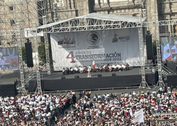 Informa Sheinbaum que a la marcha asistieron 1.2 millones de personas