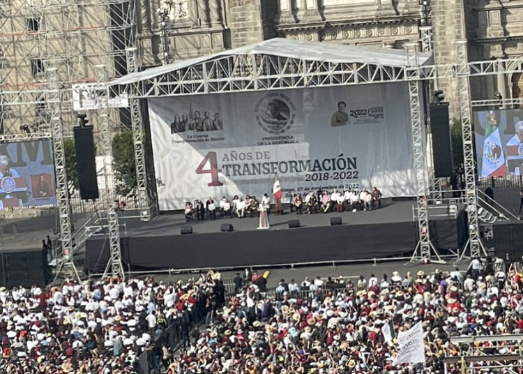 Informa Sheinbaum que a la marcha asistieron 1.2 millones de personas