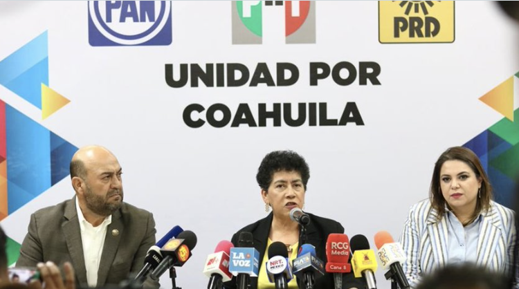Irán PRI, PAN y PRD en alianza por la gubernatura de Coahuila