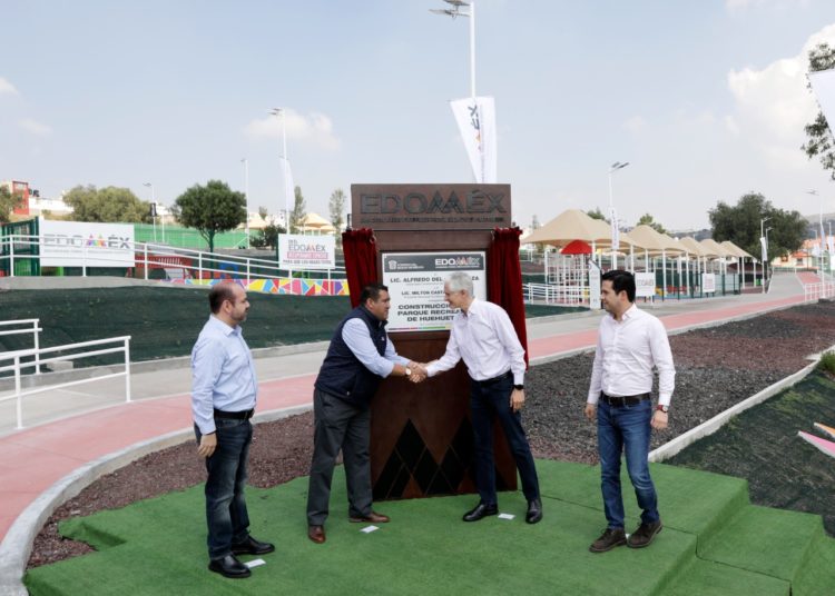 Entrega Alfredo Del Mazo Parque Recreativo de Huehuetoca