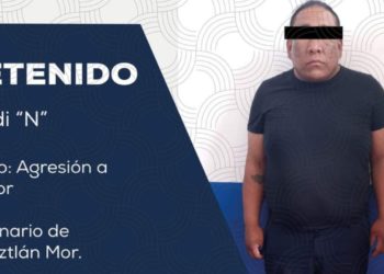 Detienen a Fredi “N”, hombre que pateó brutalmente a una niña en Morelos