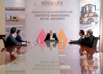 Anuncia Alfredo Del Mazo el desarrollo de un nuevo parque industrial de la firma Distrito Panorama en Cuautitlán