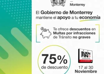 Invitan a Regios a aprovechar descuento en el pago de Multas de Tránsito no graves