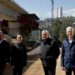 Del Mazo, Sheinbaum y López Obrador supervisan obras del Tren Interurbano México-Toluca