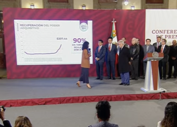 Anuncia Luisa María Alcalde aumento del 20% del Salario Mínimo