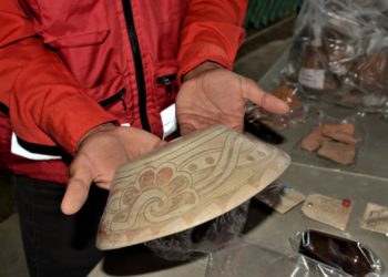 Arqueólogos descubren otro tramo de la vieja Carretera Panamericana, en el Cetram Indios Verdes