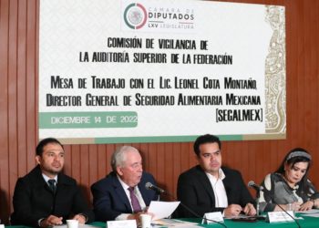 Comisión de Vigilancia se reunió con el director general de Segalmex, Leonel Cota Montaño