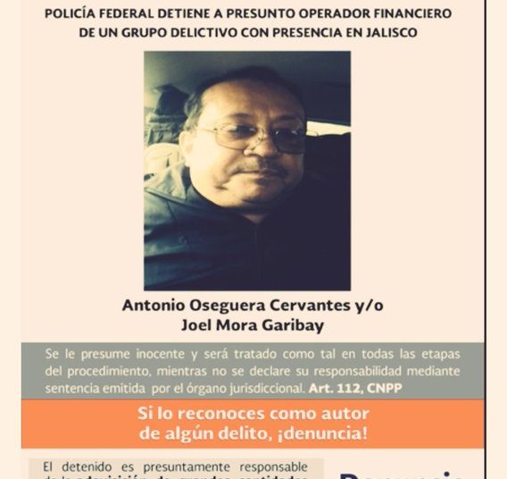 Detienen en Jalisco a Tony Montana, hermano de El Mencho