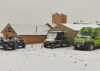 Se pinta de blanco el Nevado de Toluca